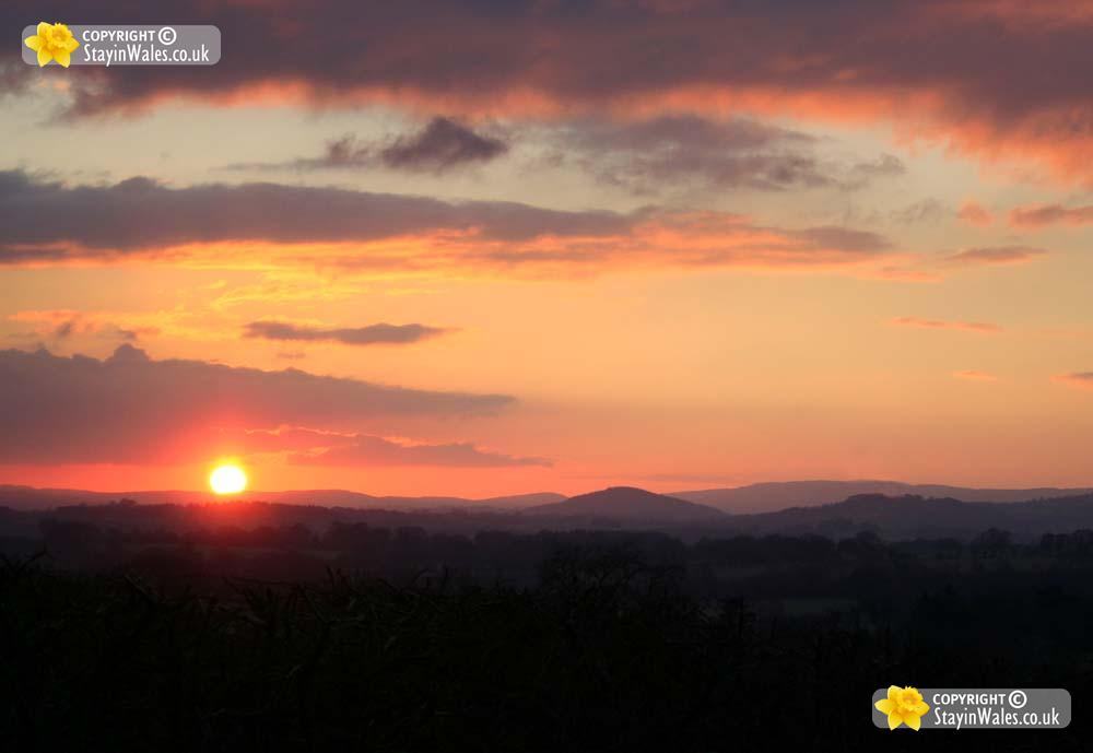 Mid Wales sunset