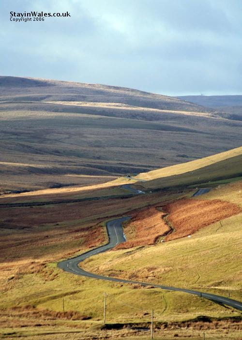 Wales mountain road