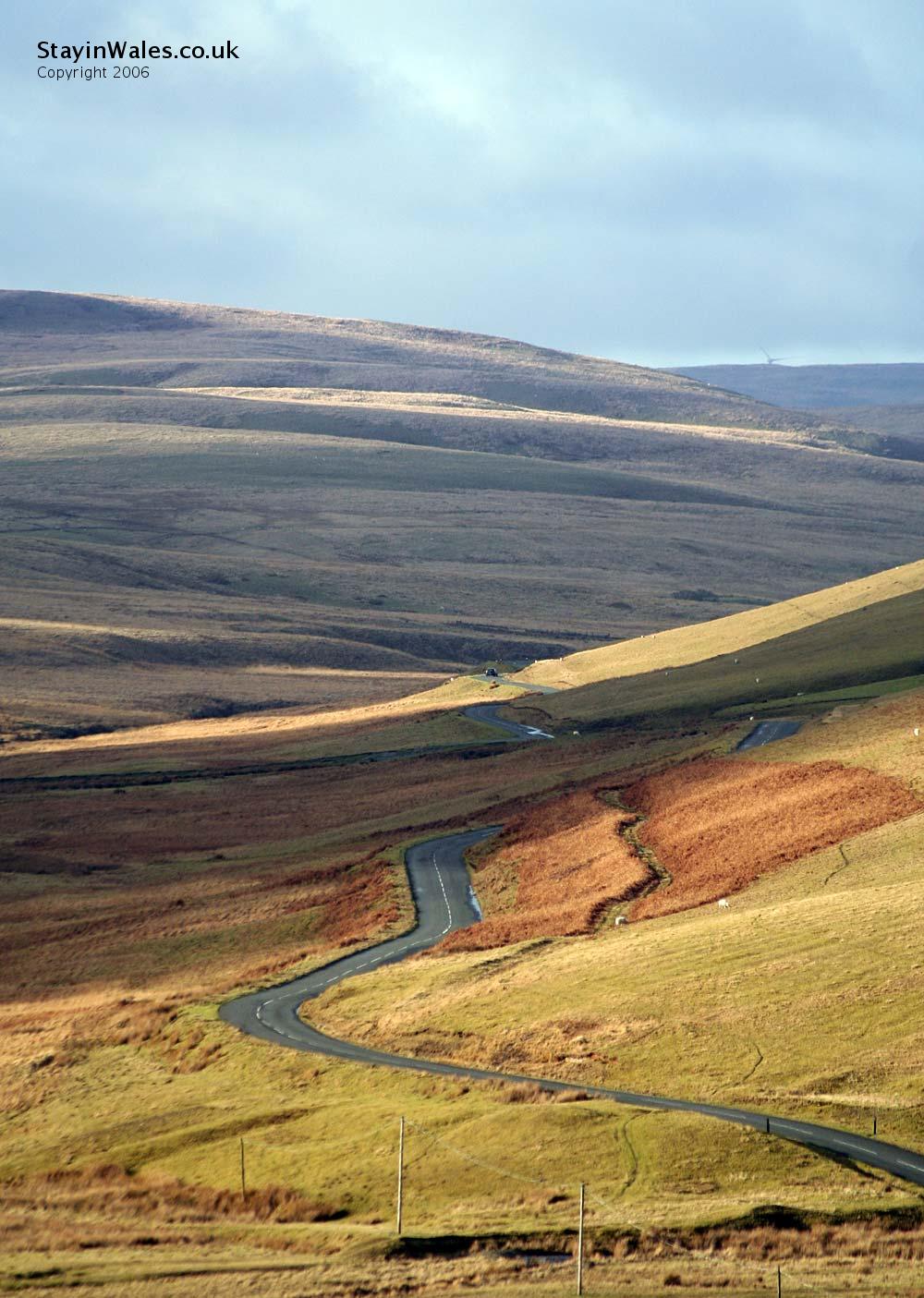 Wales mountain road