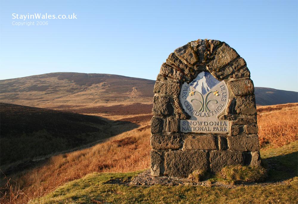 Welsh mountain road