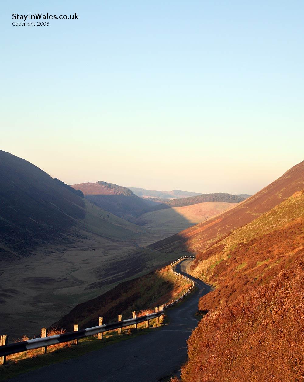 Snowdonia mountain road