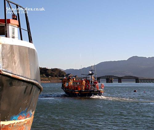 Lifeboat at Barmouth, Wales