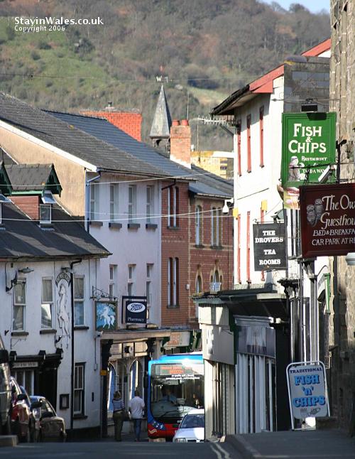 High Street Builth Wells