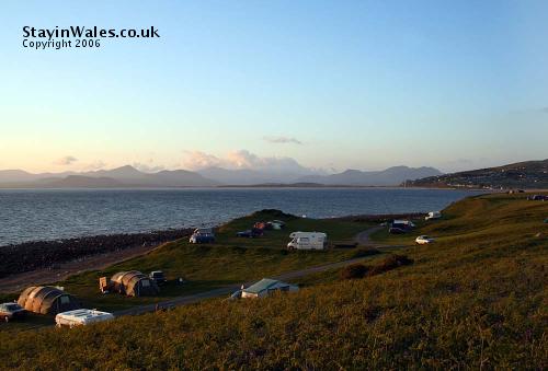 Shell Island view of Snowdonia