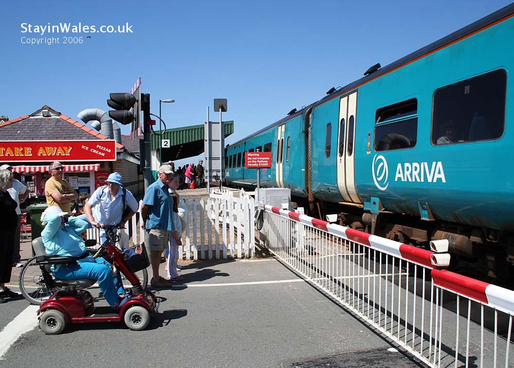 Train at Barmouth Station