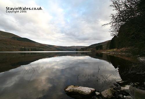 Talybont Reservoir in the Brecon Beacons