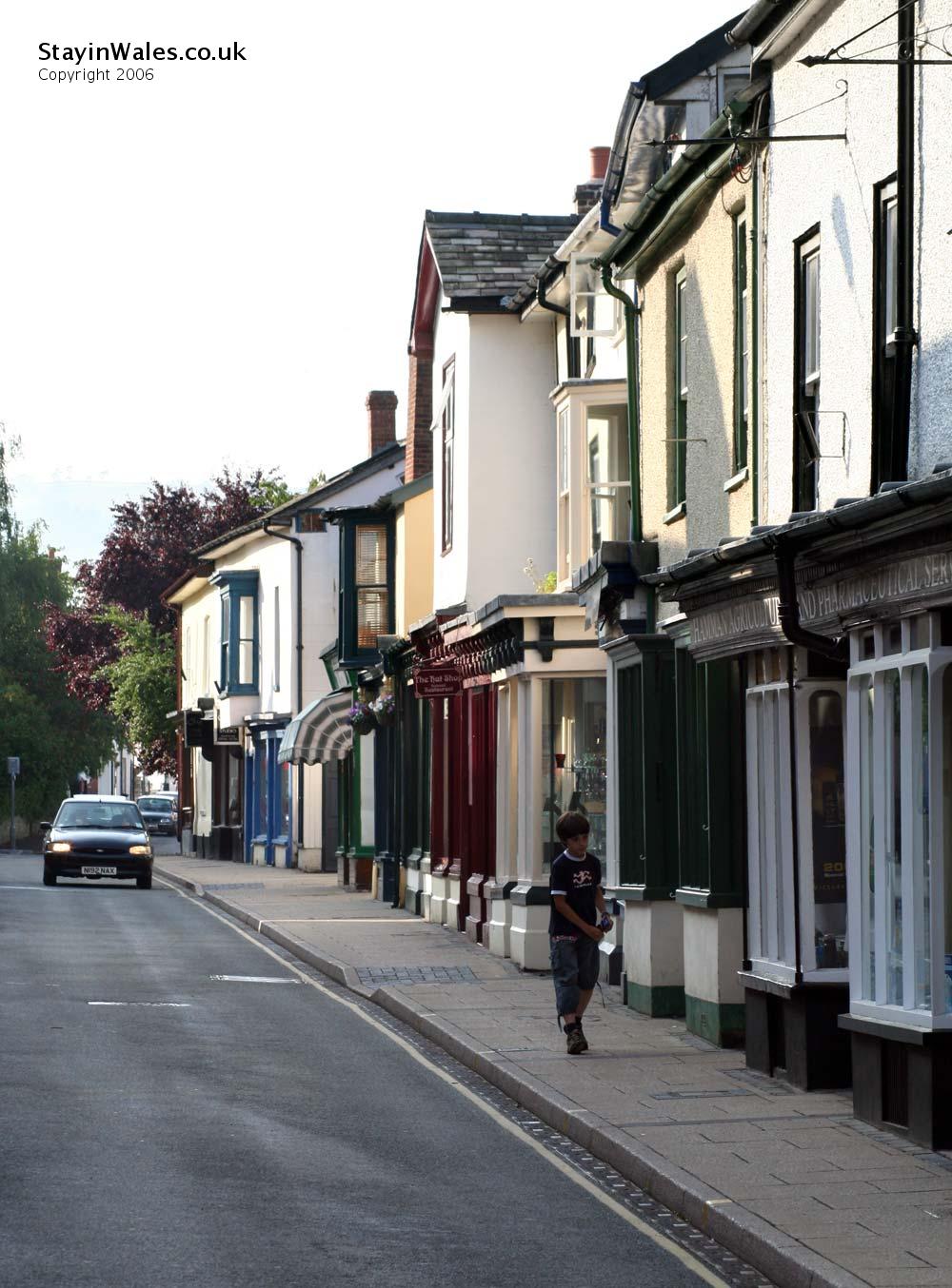 Presteigne in Mid Wales