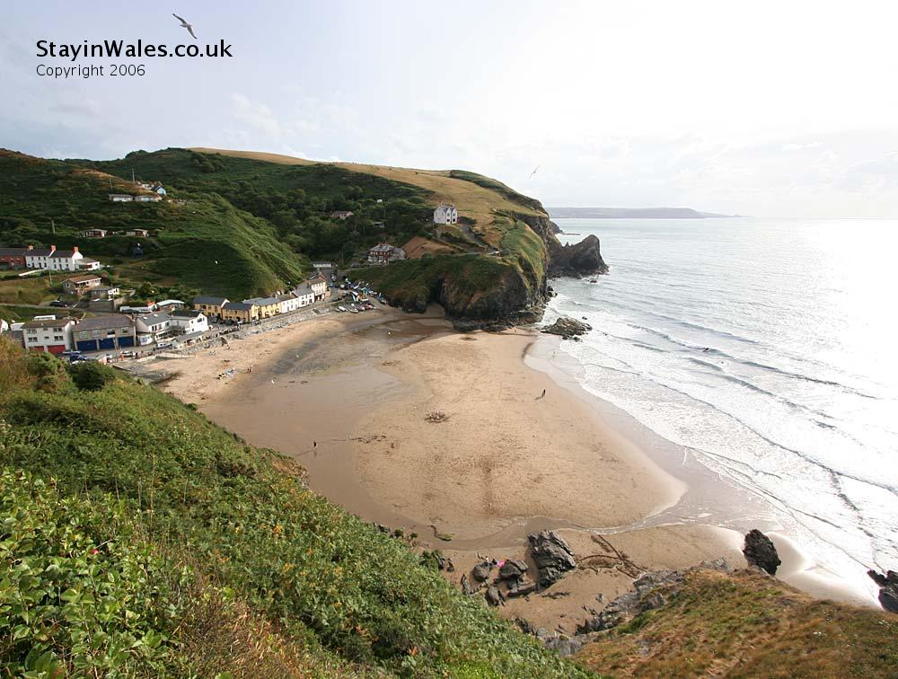 Llangrannog beach
