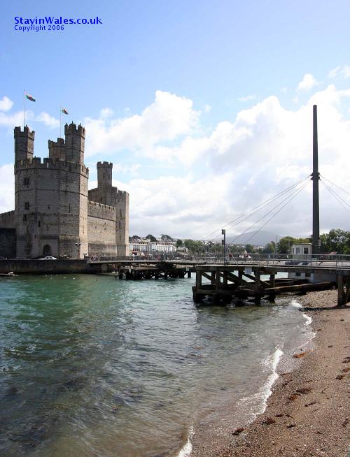 Aber swing bridge Caernarfon