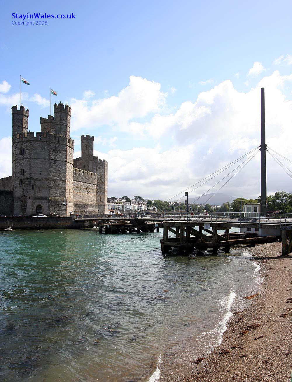 Aber swing bridge Caernarfon