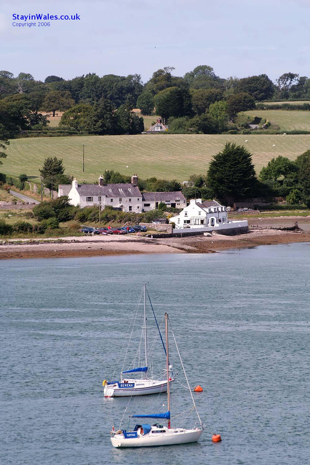 Y Felinheli view of Anglesey