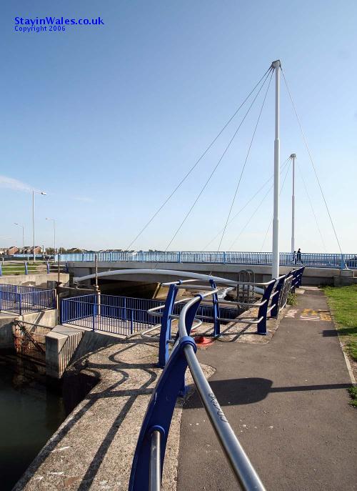 North Dock bridge at Llanelli