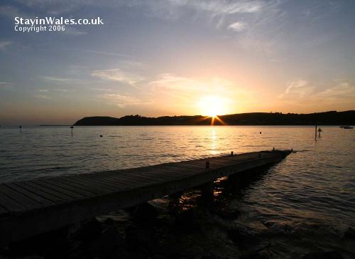 Ferryside sunset