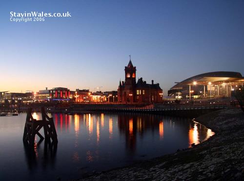 Mermaid Quay dusk