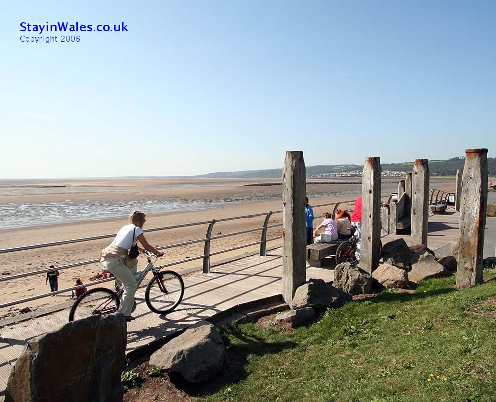 Coastal cycle path Llanelli