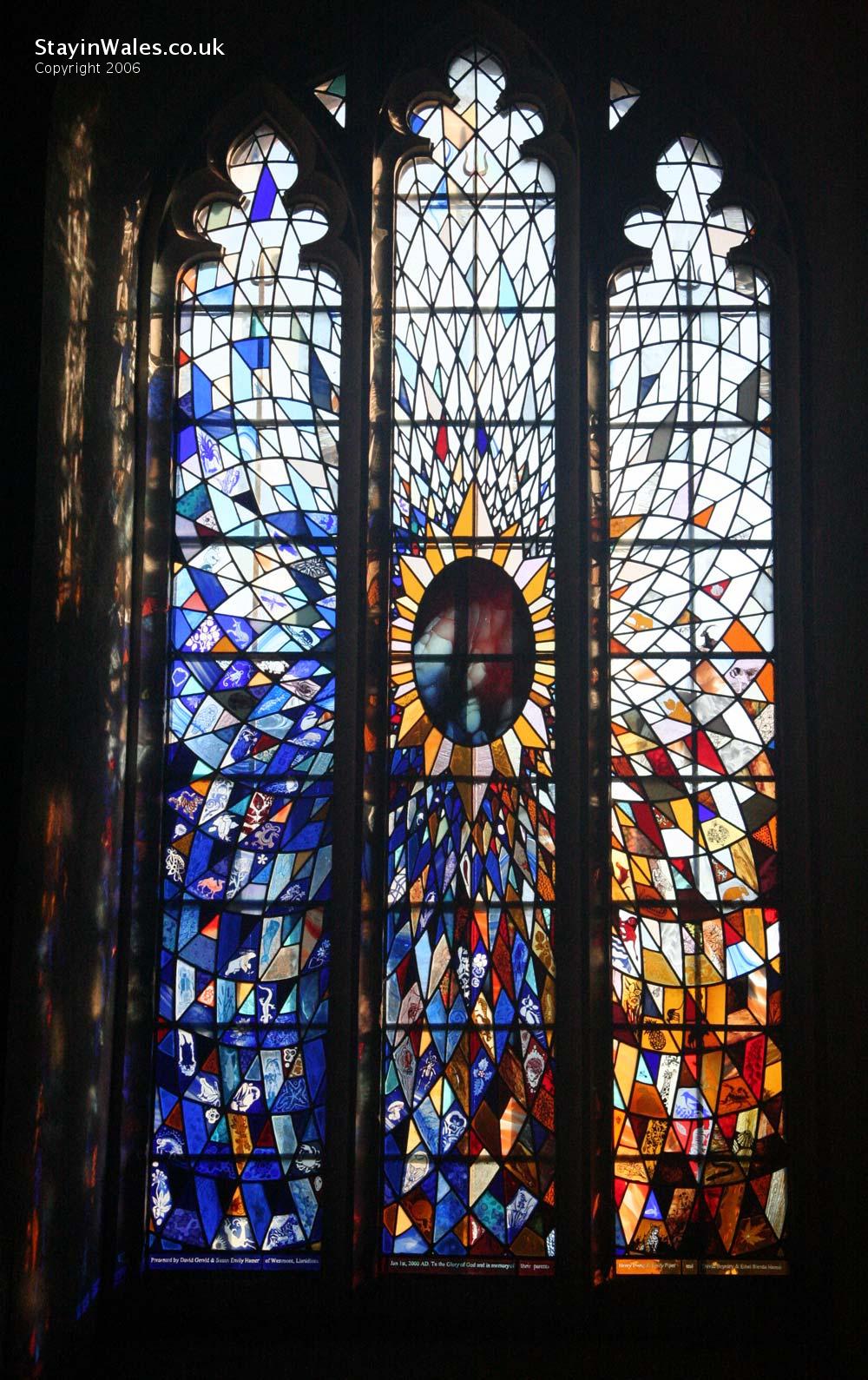 Millennium window Llanidloes