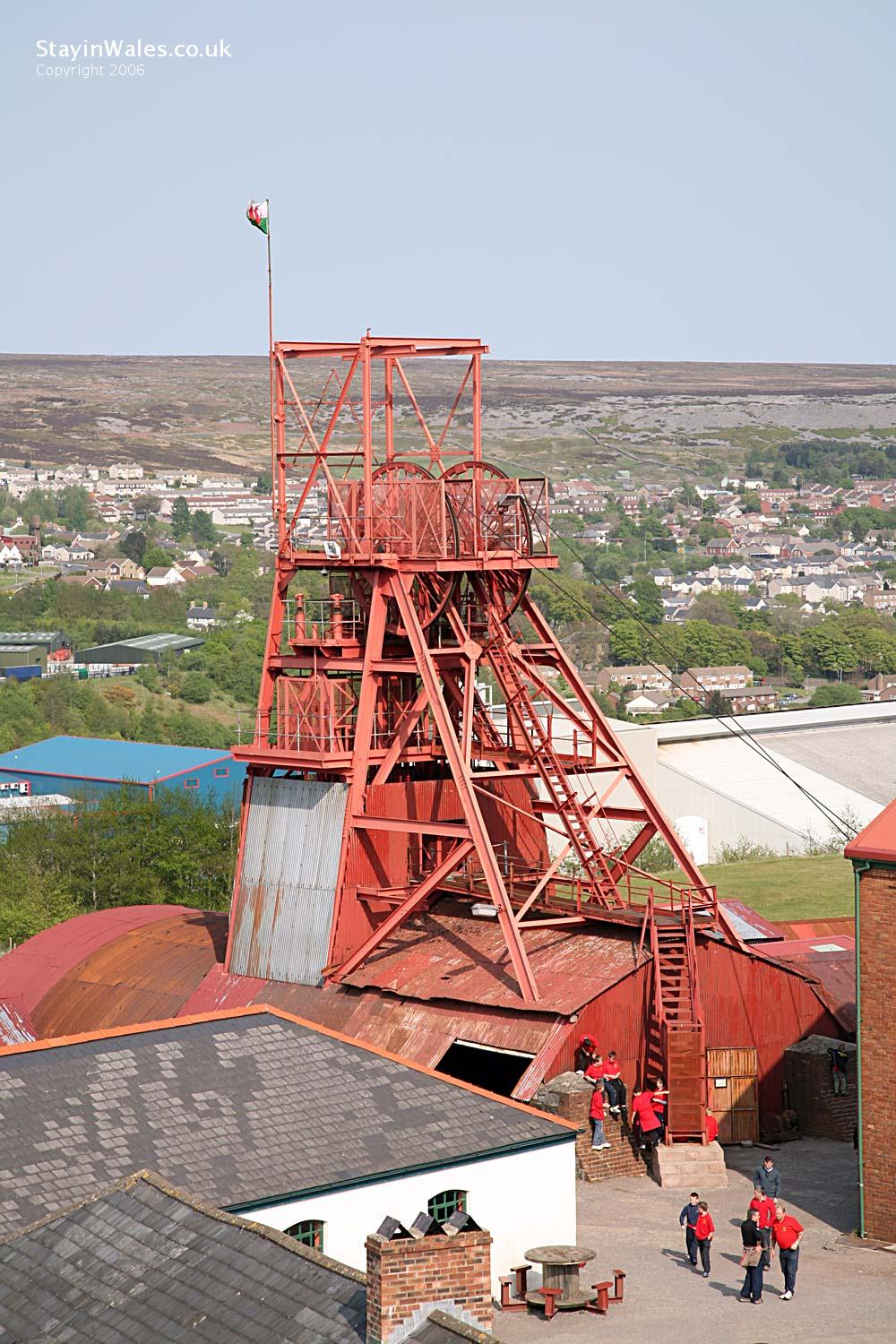 Winding gear at Big Pit Blaenavon