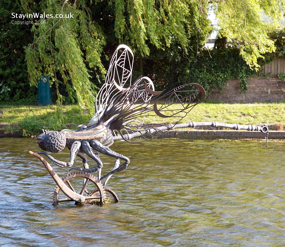 Dragonfly sculpture
