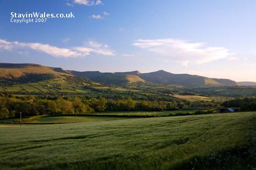 Beacons from Llanfihangel Tal-y-Llyn