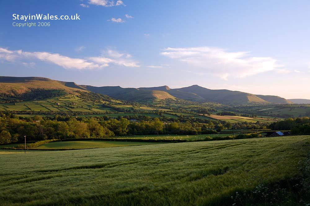 Beacons from Llanfihangel Tal-y-Llyn