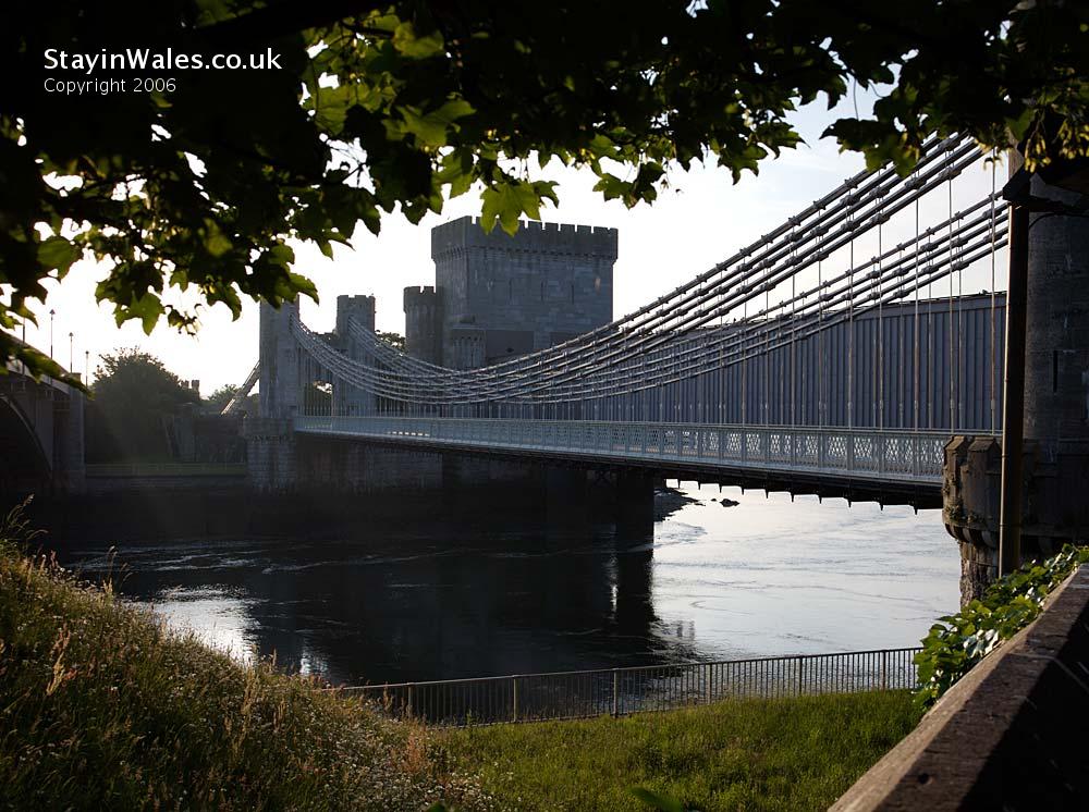 Conwy suspension bridge