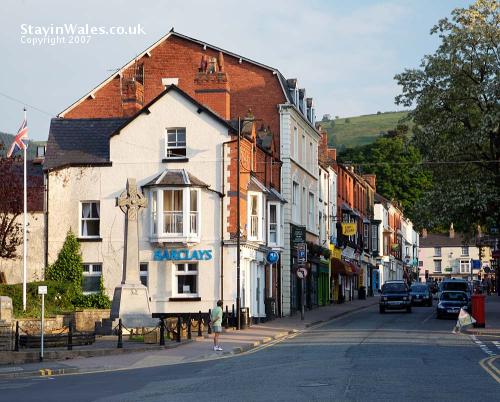 Llangollen town centre