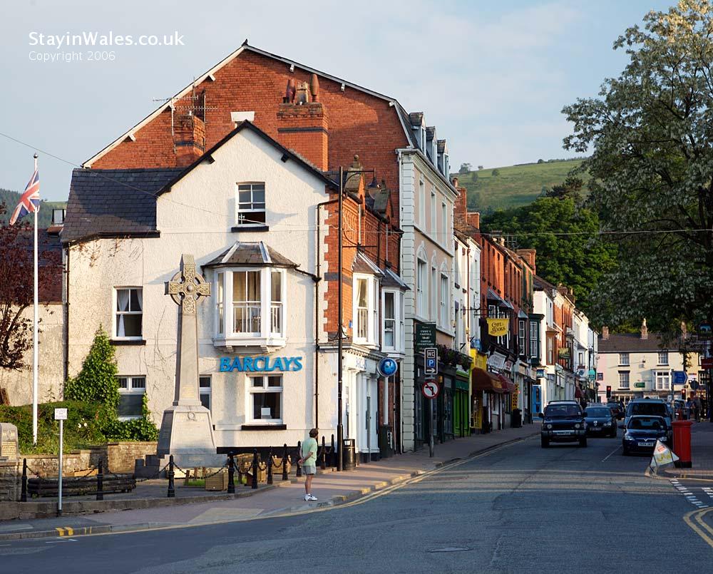 Llangollen town centre