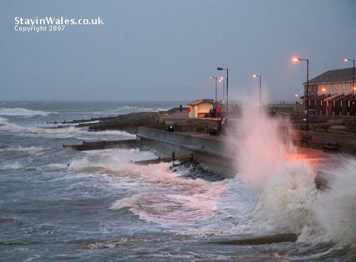 High tide at Aberaeron