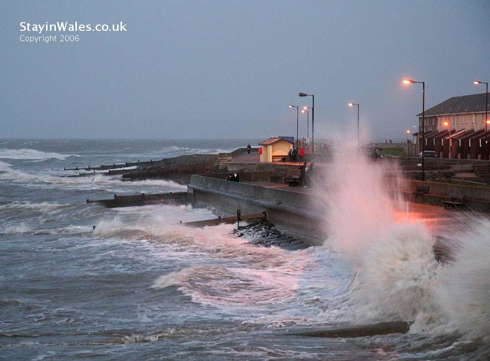 High tide at Aberaeron