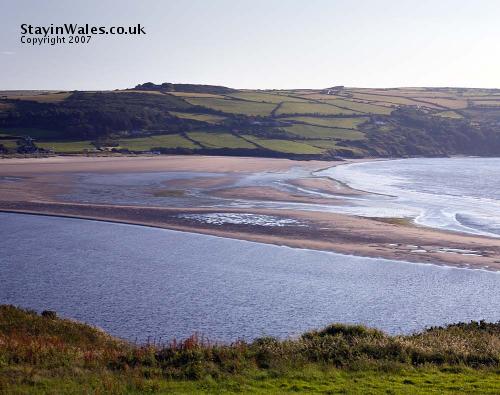 Low tide at Poppit Sands