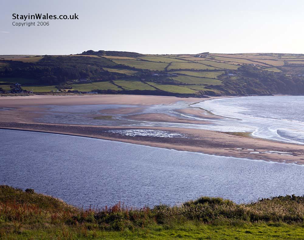 Low tide at Poppit Sands