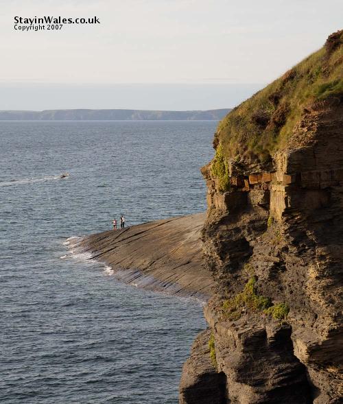 Sea fishing at Broad Haven