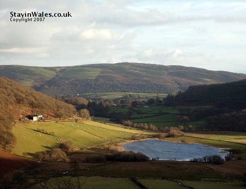 Glanllyn Lake and Gwastedyn Hill