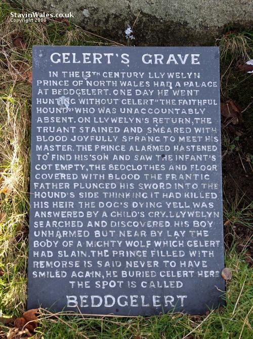 The Legend of Gelert, Beddgelert