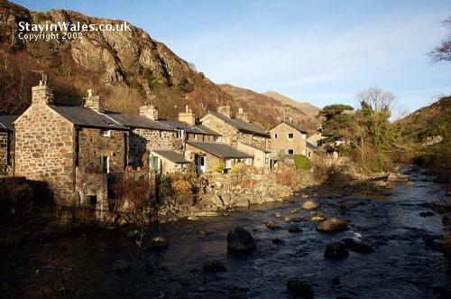 Riverside cottages at Beddgelert