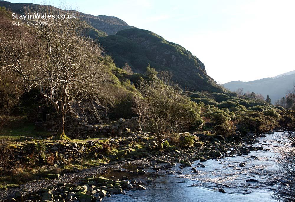 Rivesride ruin at Beddgelert