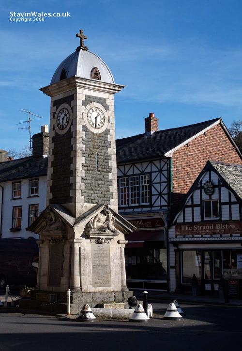 Rhayader clock tower, Powys