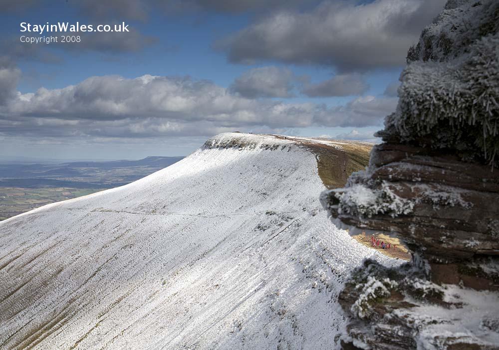 Snow on Pen y Fan, Brecon Beacons