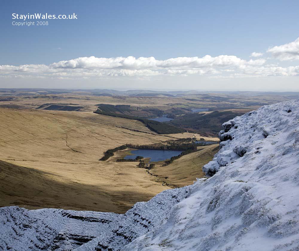 View south from Pen y Fan