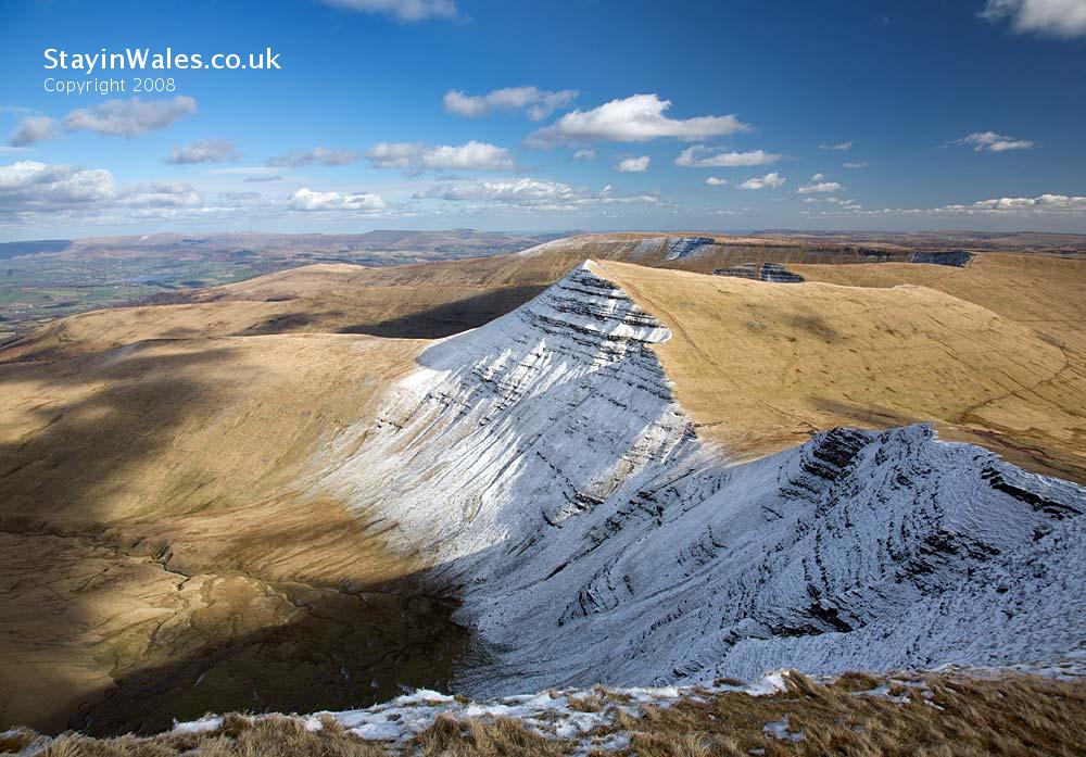 Snow on Cribyn, Brecon Beacons