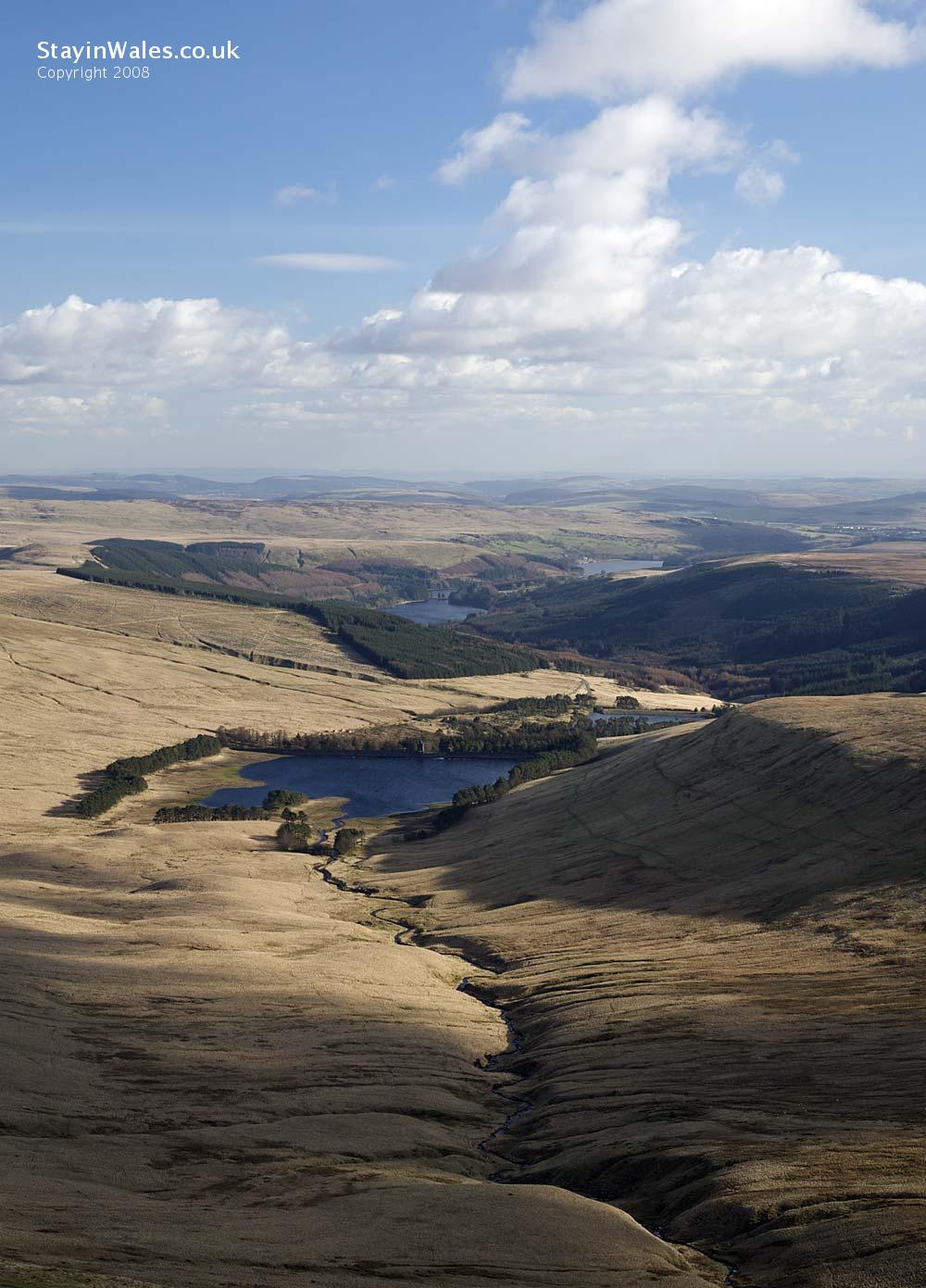 Reservoirs in the Brecon Beacons