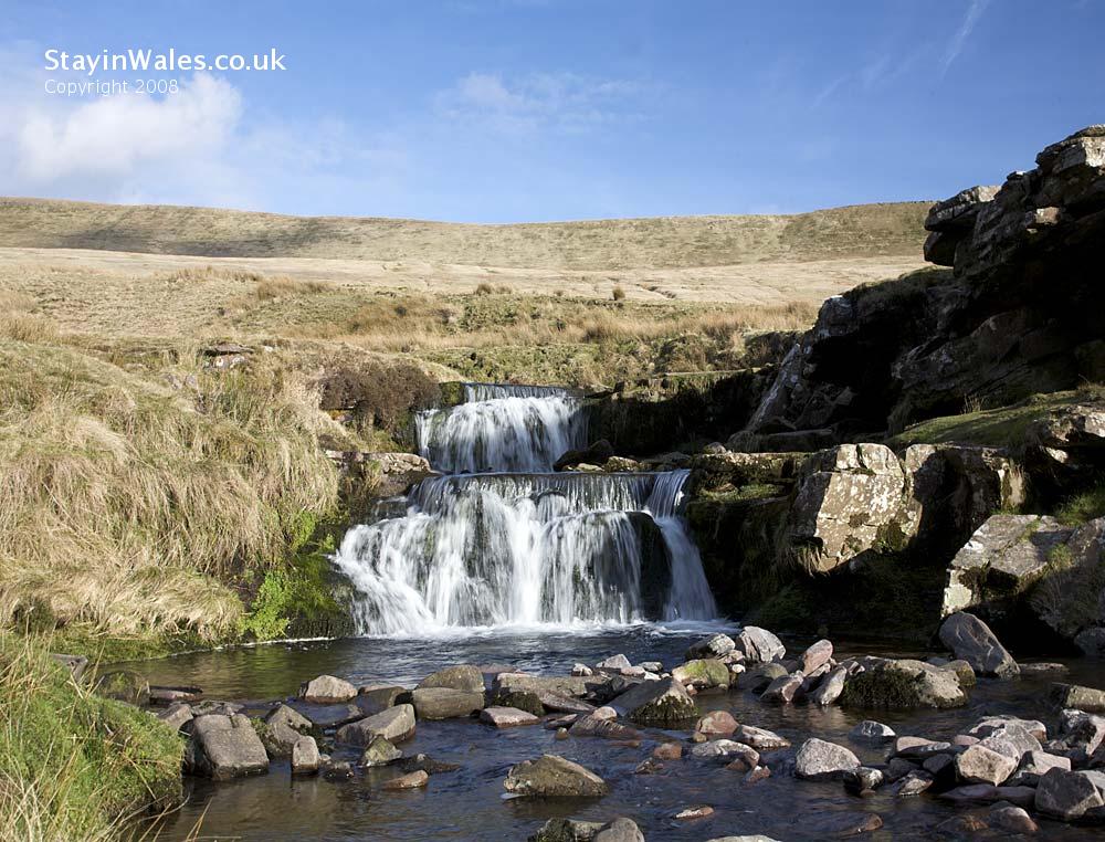 Waterfalls at Pont ar Daf