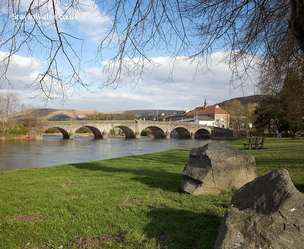 Bridge over the River Wye at Builth Wells