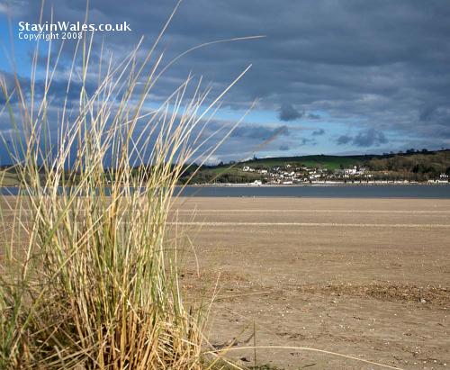 Ferryside Carmarthenshire from Llansteffan