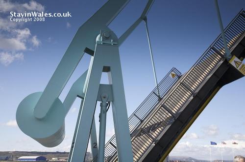 Bascule Bridge at Cardiff Bay Barrage