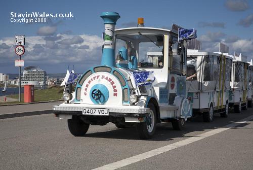 Cardiff Bay Road Train at the Barrage