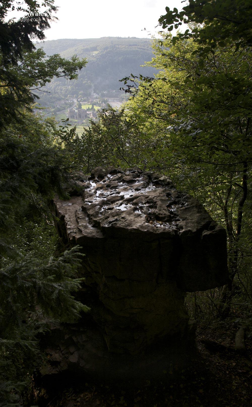 Devil's Pulpit above the Wye Valley near Tintern