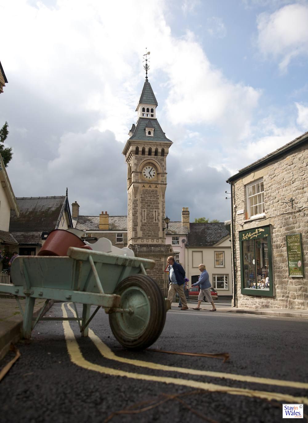 Lion Street and the Clocktower, Hay-on-Wye