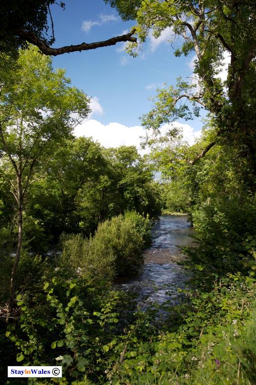 River Irfon at Llangammarch Wells, Powys