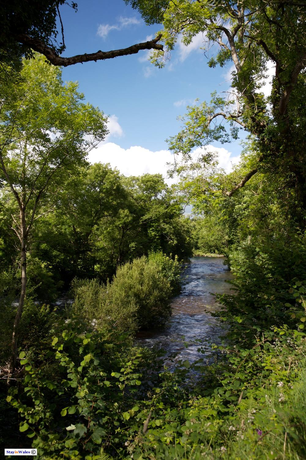 River Irfon at Llangammarch Wells, Powys
